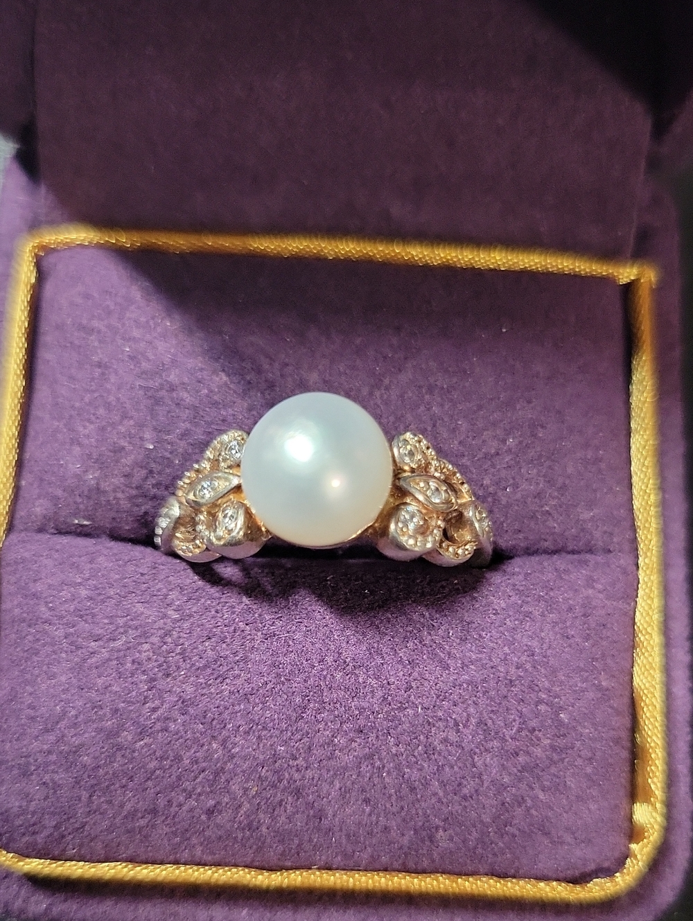 925 Pearl Ring